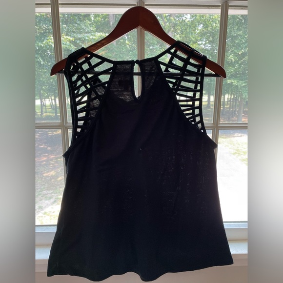 Pixley black tank sleeveless sz L - Picture 1 of 3